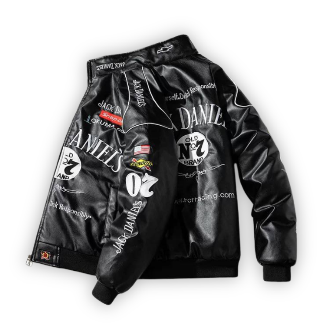 Шкіряна куртка Jack Daniel`s