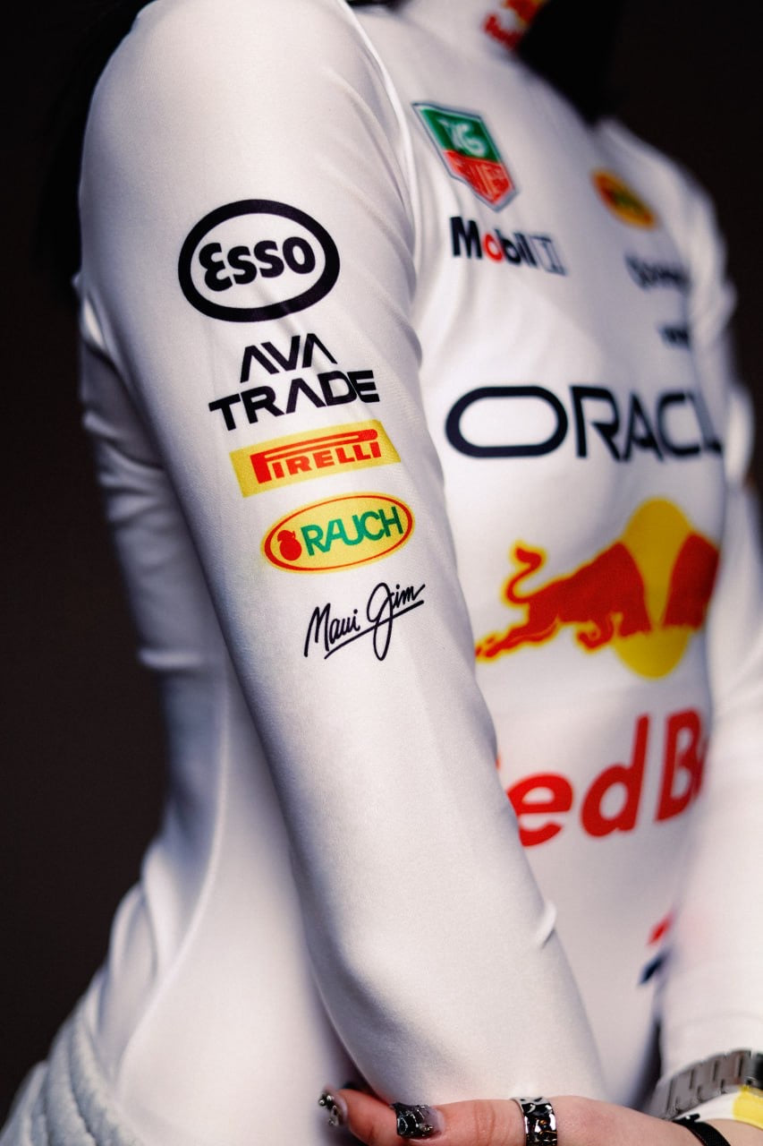 Боді Red Bull white F1