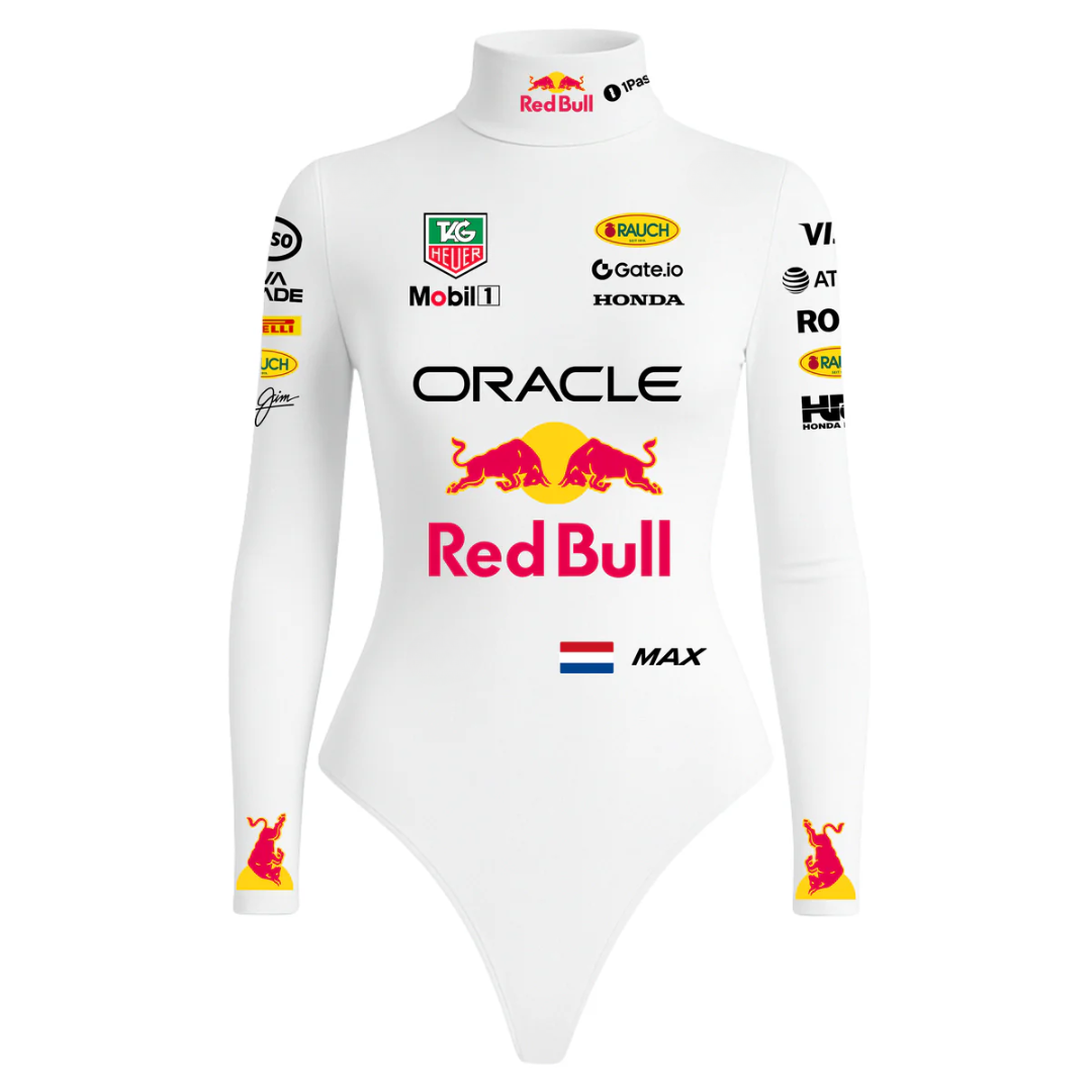 Боді Red Bull white F1