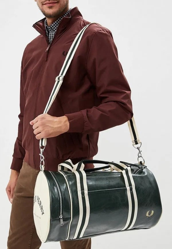 Спортивна сумка "Fred Perry" vintage green