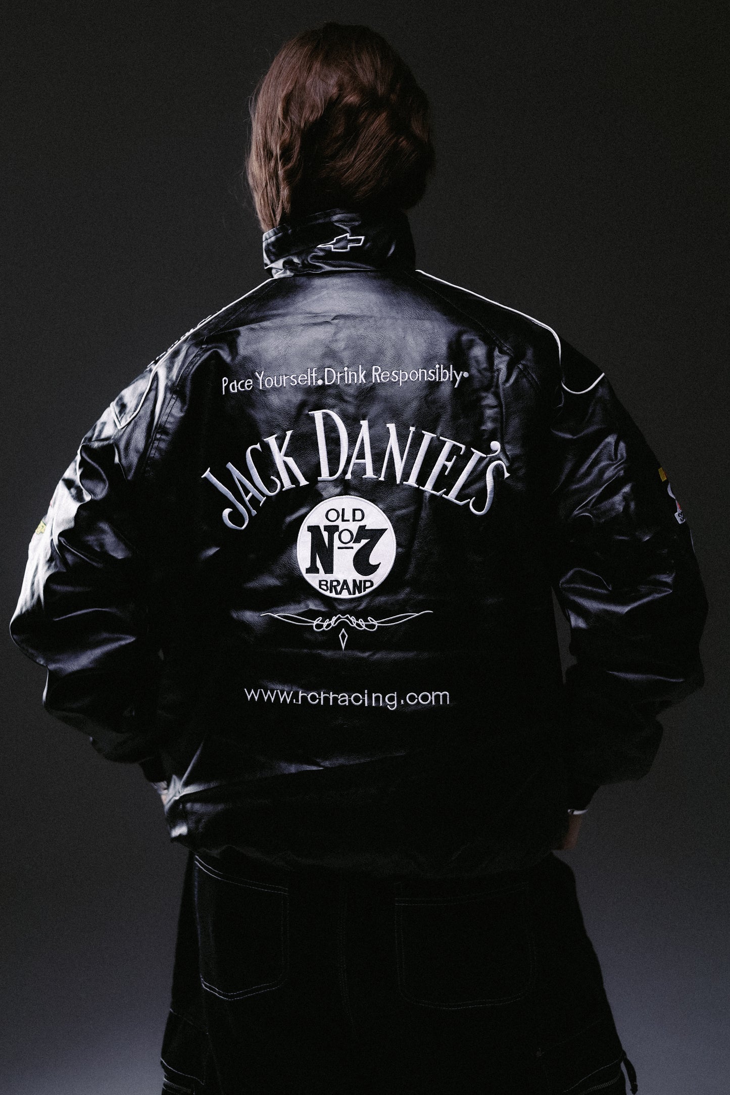 Шкіряна куртка Jack Daniel`s