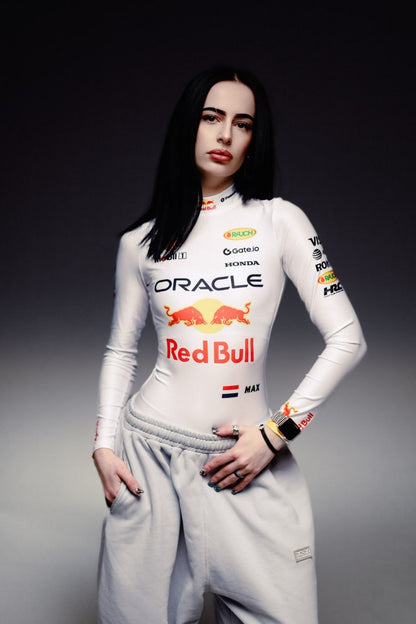 Боді Red Bull white F1