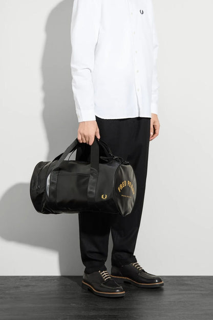 Спортивна сумка "FRED PERRY" vintage full black