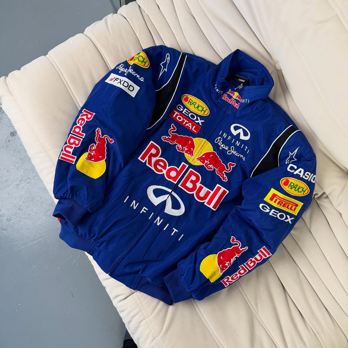 Бомбер "Red Bull blue" F1 vintage