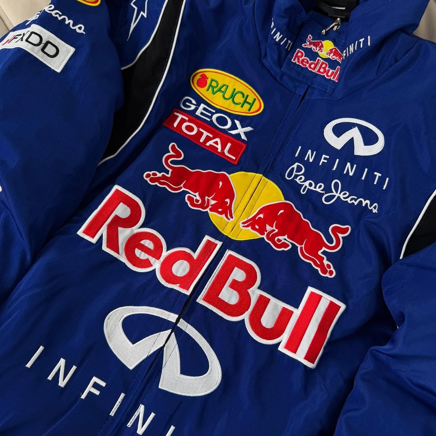 Бомбер "Red Bull blue" F1 vintage