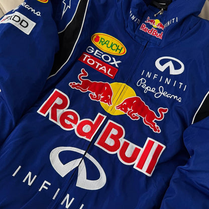 Бомбер "Red Bull blue" F1 vintage