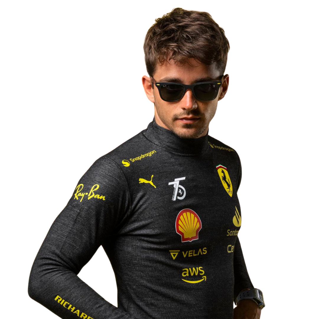 Лонгслів Ferrari black F1