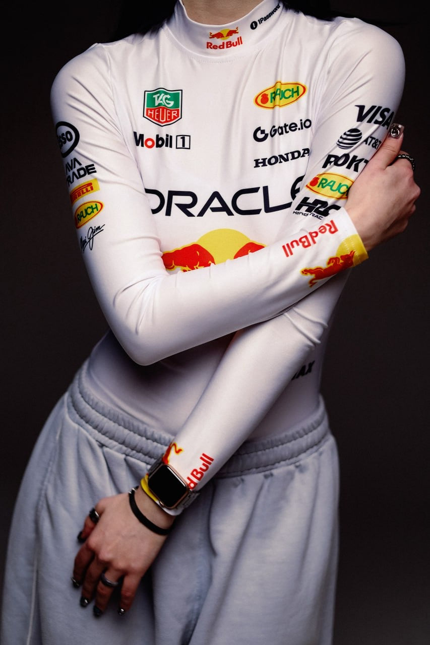 Боді Red Bull white F1