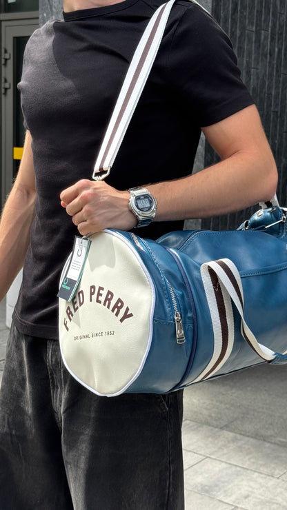 Спортивна сумка "FRED PERRY" vintage blue