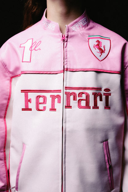 Шкіряна Ferrari pink lux
