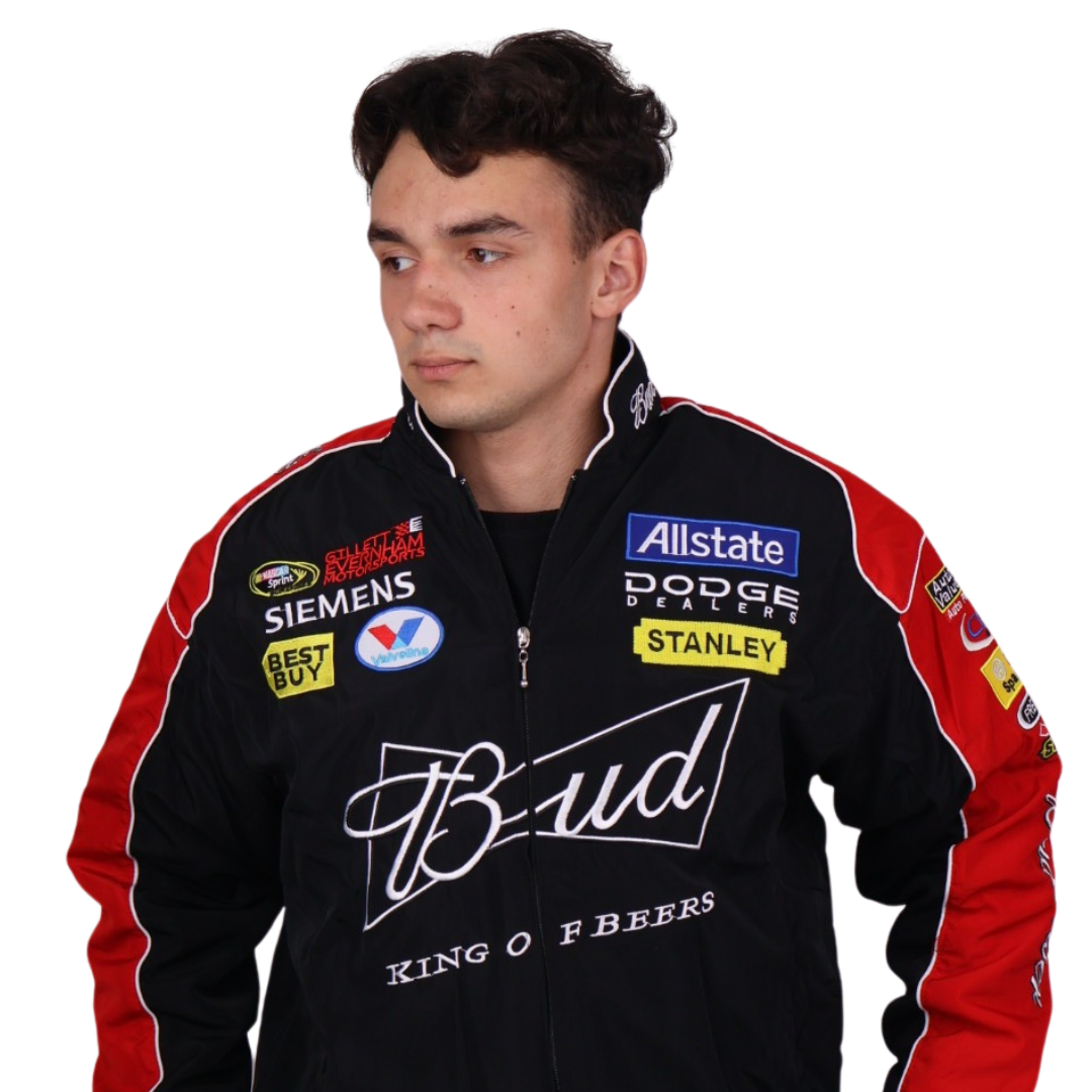 Бомбер "Bud racing" black