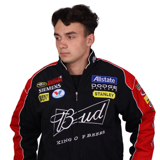 Бомбер "Bud racing" black