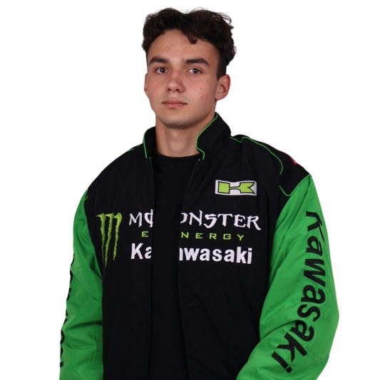 Бомбер "Kawasaki racing" vintage