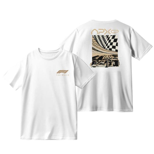 Футболка ApexGP latte yellow (white)