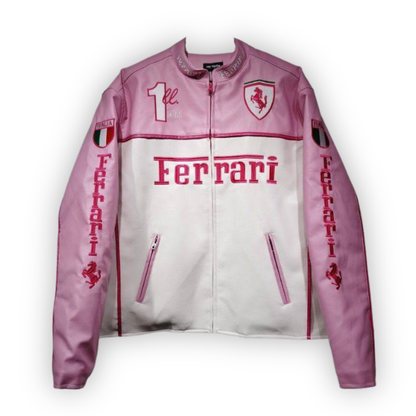 Шкіряна Ferrari pink lux