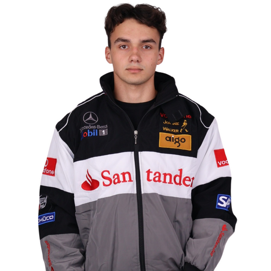 Бомбер "Mercedes&McLaren" gray vintage