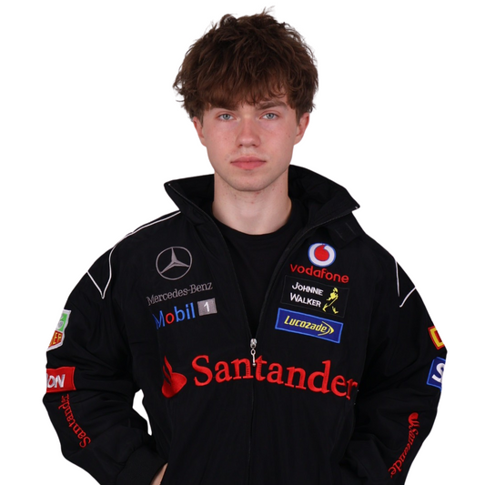 Бомбер "Mercedes&McLaren" black F1 vintage