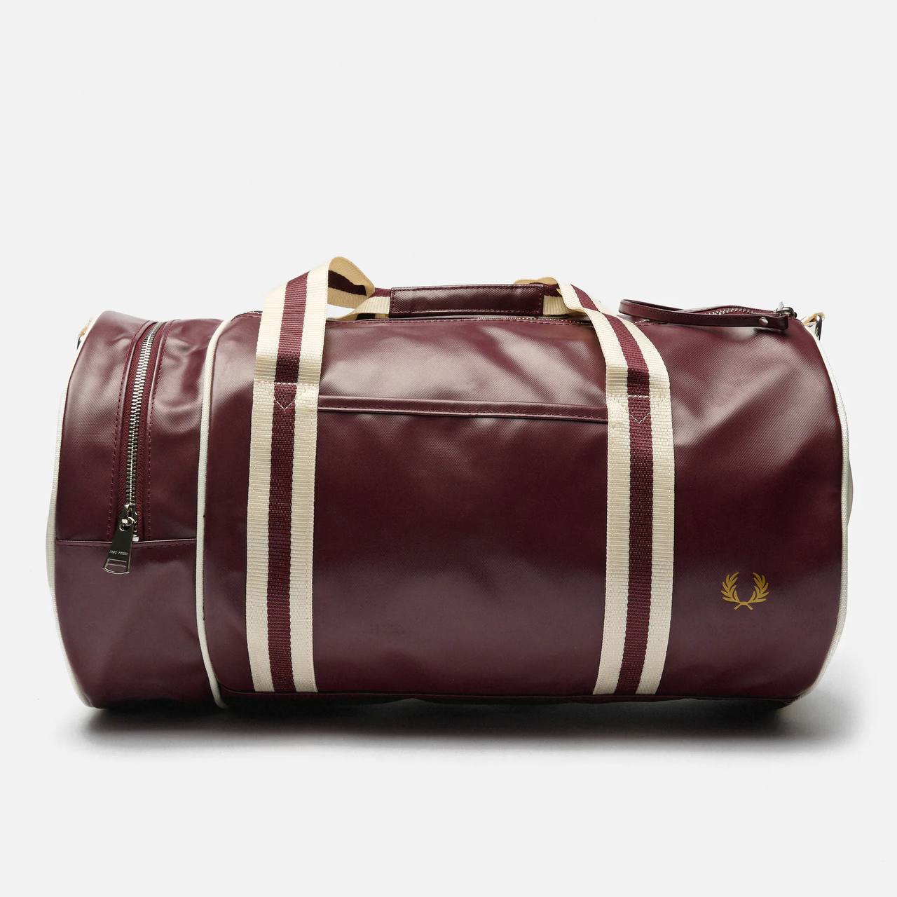 Спортивна сумка "FRED PERRY" vintage burgundy/white