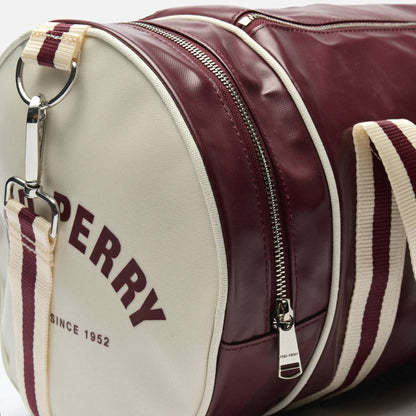 Спортивна сумка "FRED PERRY" vintage burgundy/white