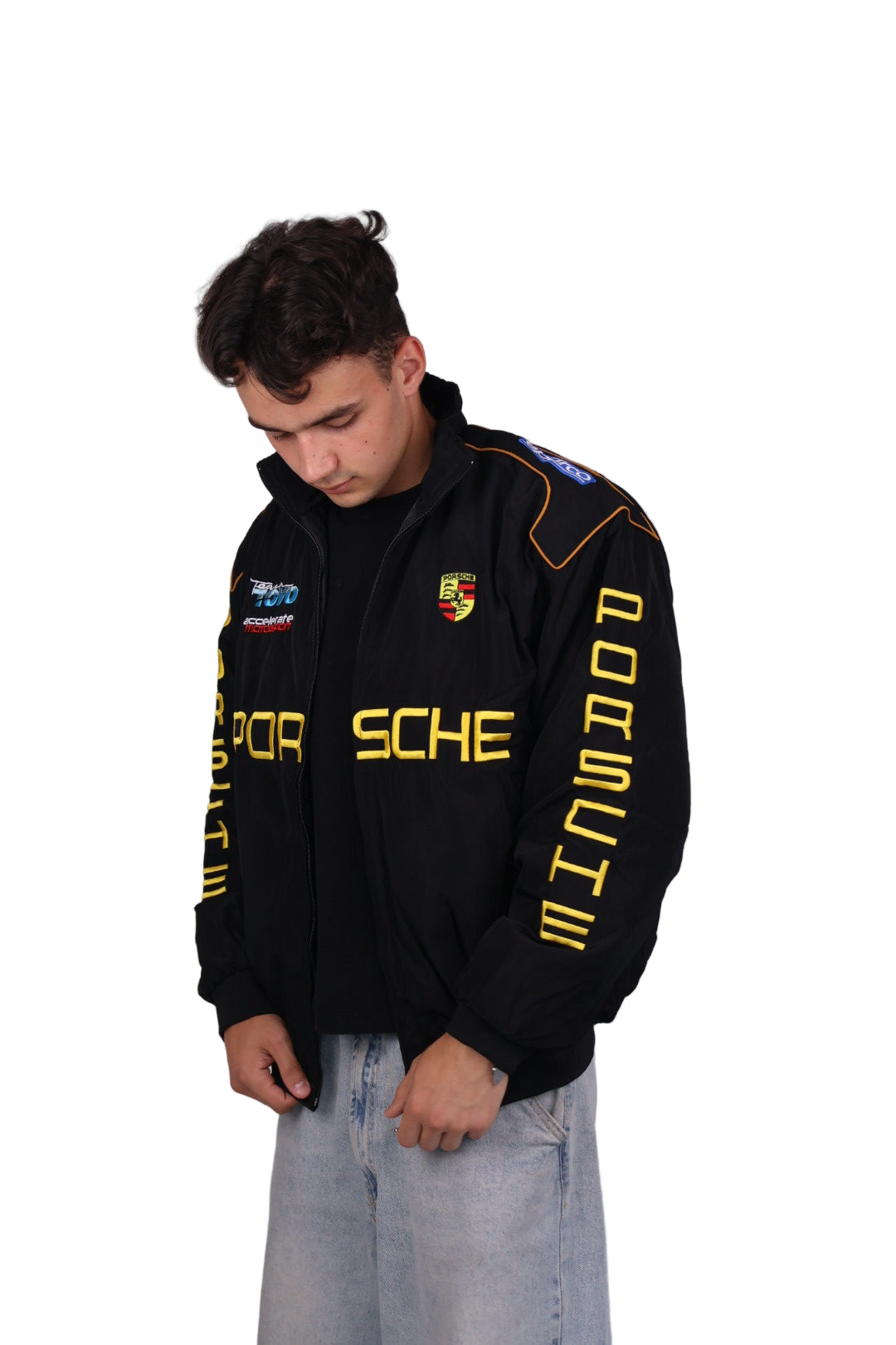 Бомбер "Porsche" F1 vintage