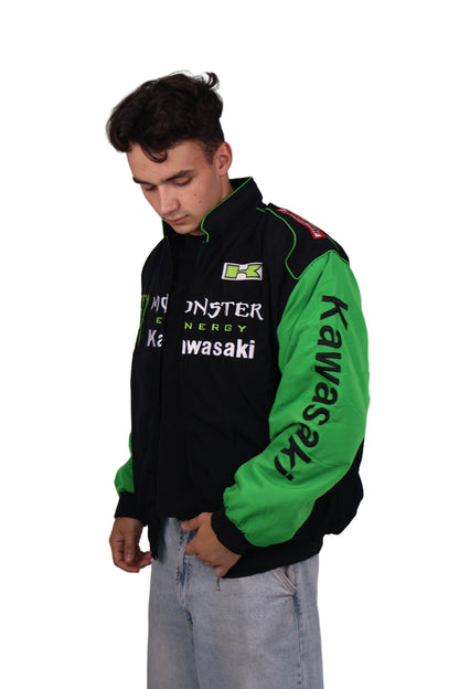 Бомбер "Kawasaki racing" vintage