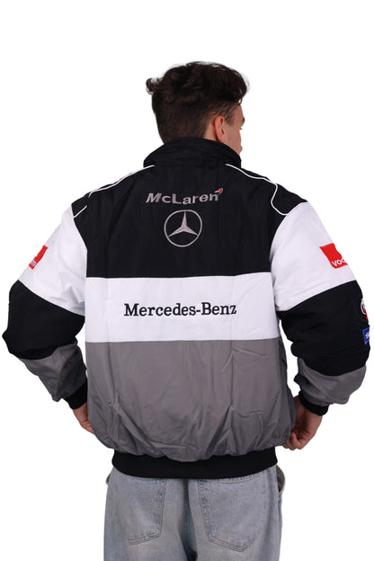 Бомбер "Mercedes&McLaren" gray vintage