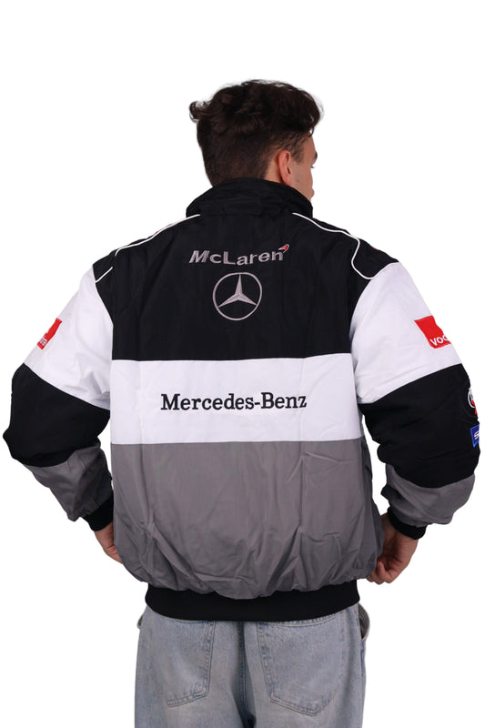 Бомбер "Mercedes&McLaren" gray vintage