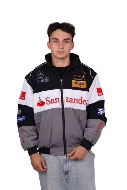 Бомбер "Mercedes&McLaren" gray vintage