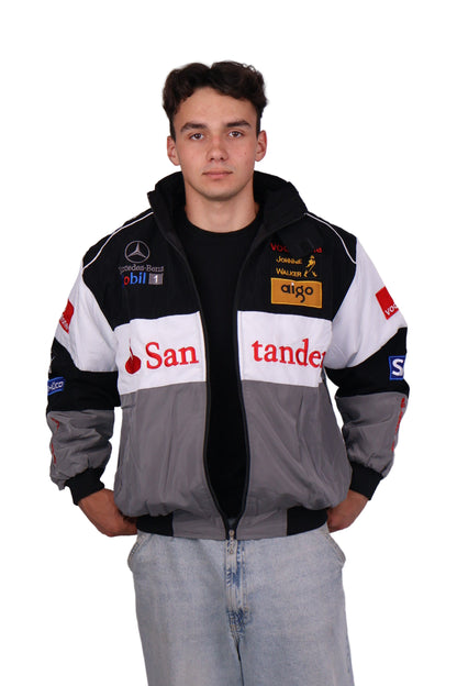 Бомбер "Mercedes&McLaren" gray vintage