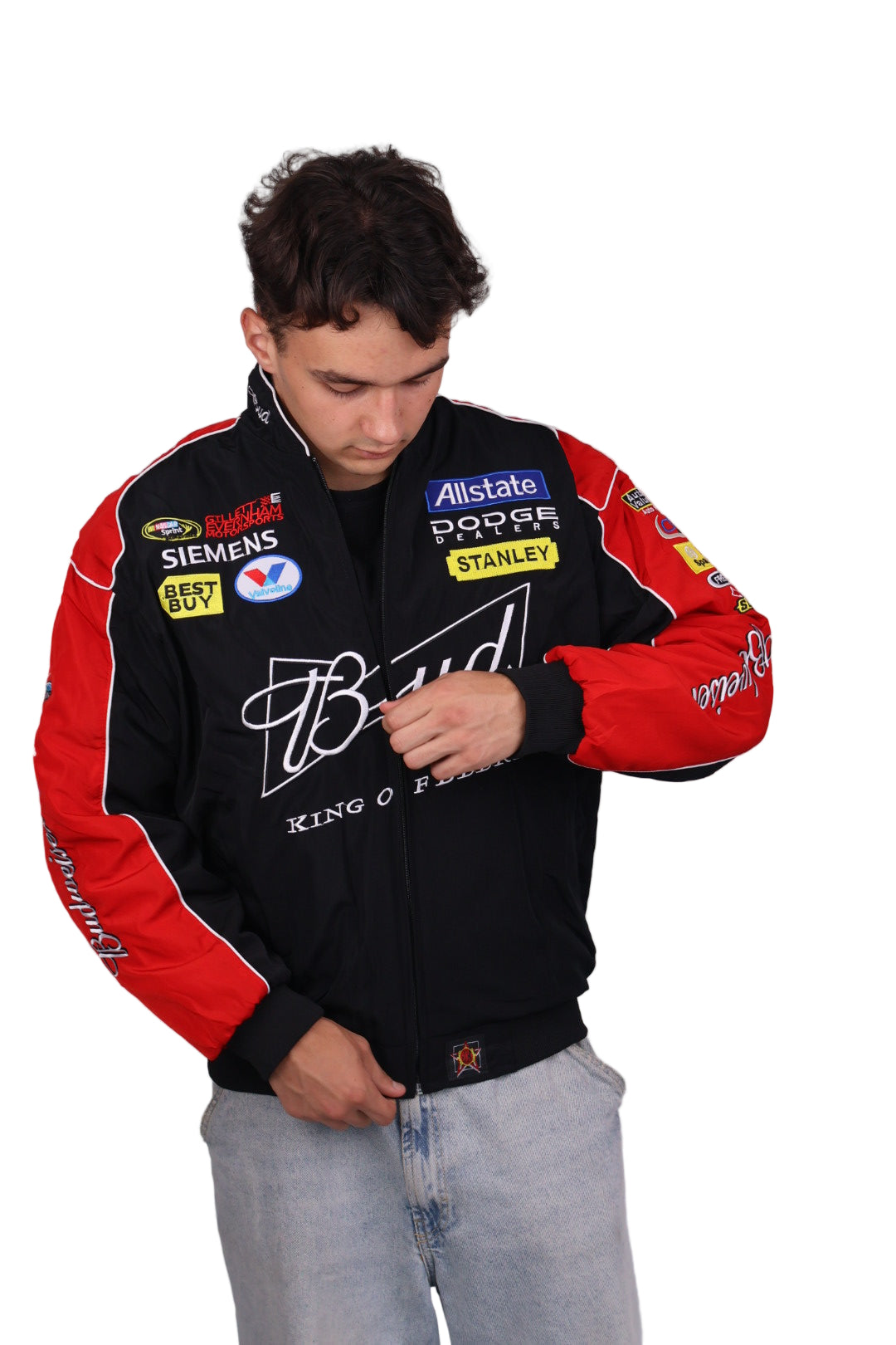 Бомбер "Bud racing" black