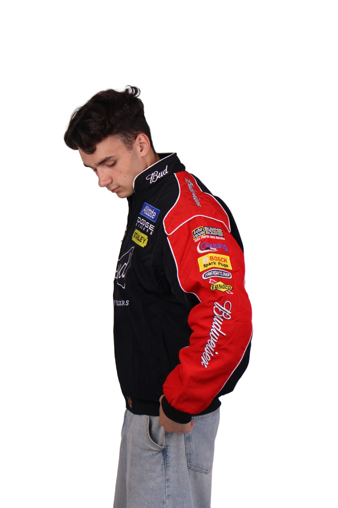 Бомбер "Bud racing" black