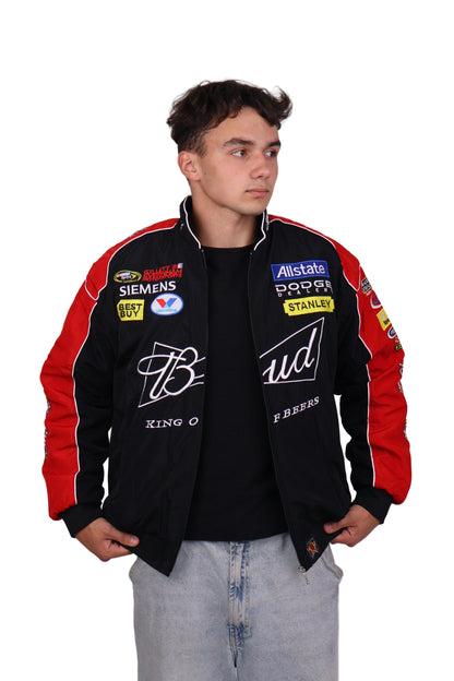 Бомбер "Bud racing" black