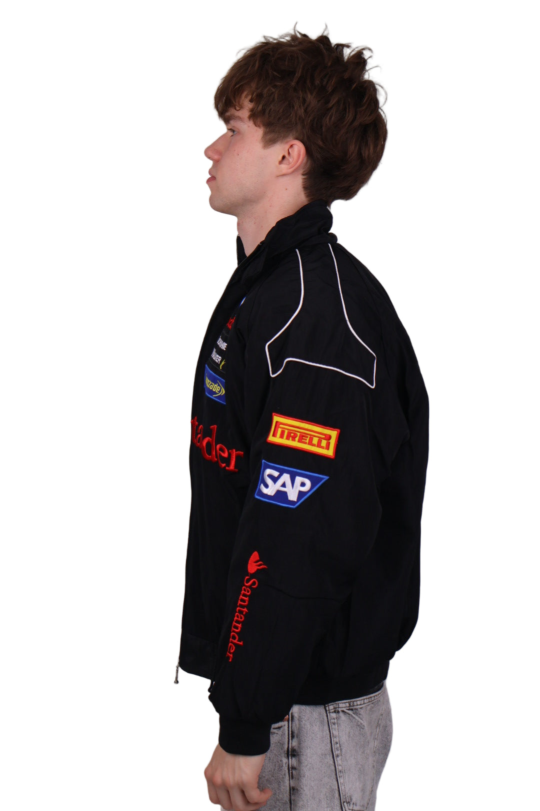 Бомбер "Mercedes&McLaren" black F1 vintage