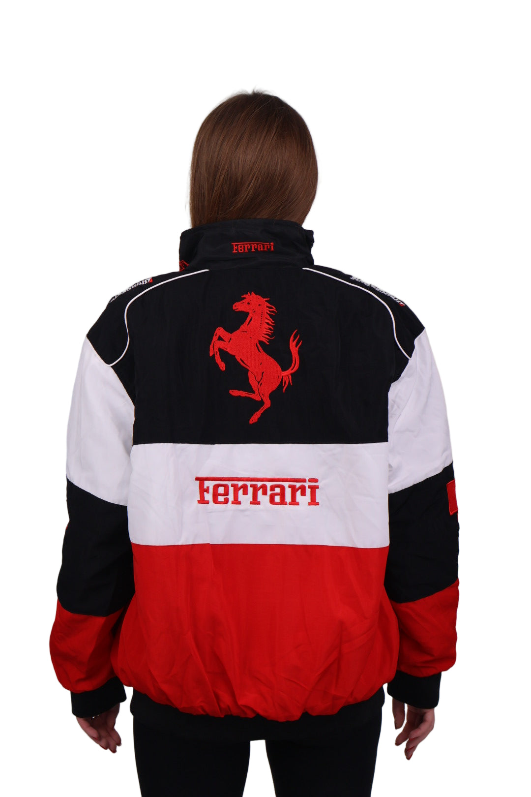 Бомбер "Ferrari" white F1 vintage