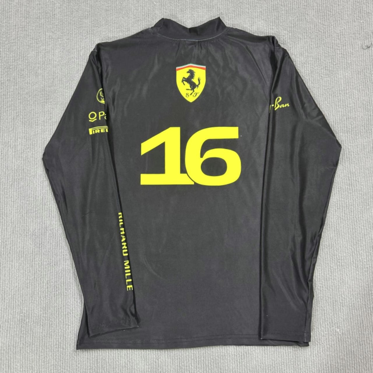 Лонгслів Ferrari black F1