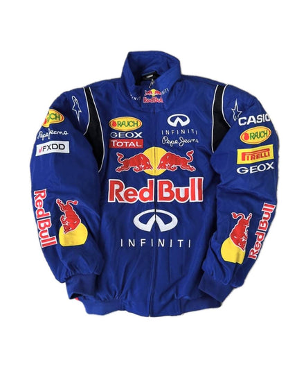 Бомбер "Red Bull blue" F1 vintage