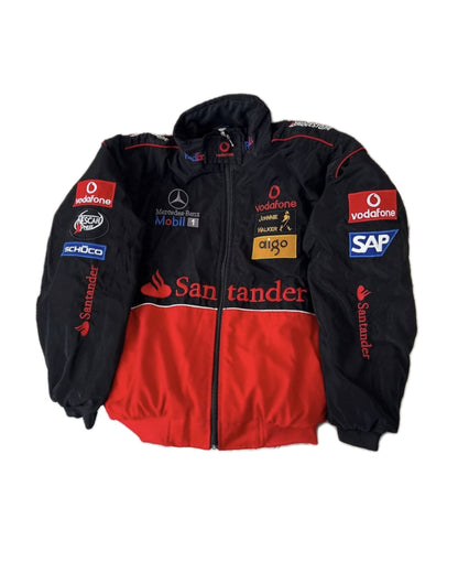 Бомбер "Mercedes&McLaren" red vintage