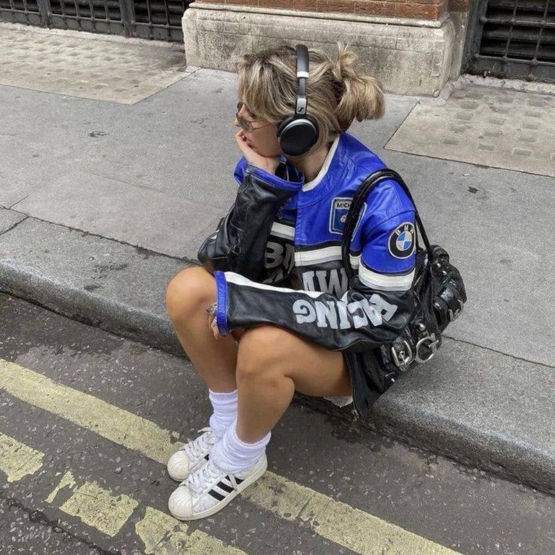 Шкіряна BMW & NASCAR lux black