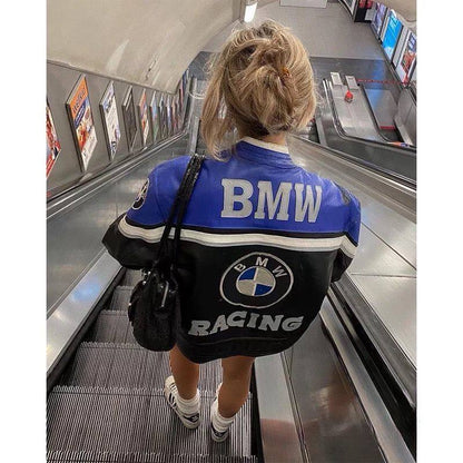 Шкіряна BMW & NASCAR lux black