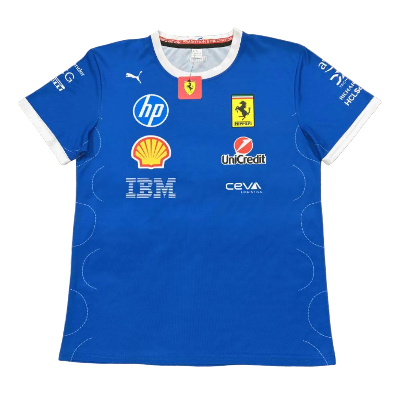 Футболка Ferrari blue F1