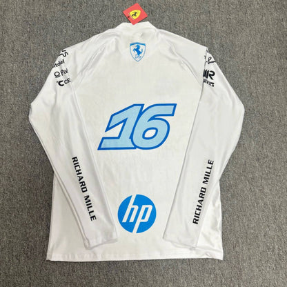 Лонгслів Ferrari white F1