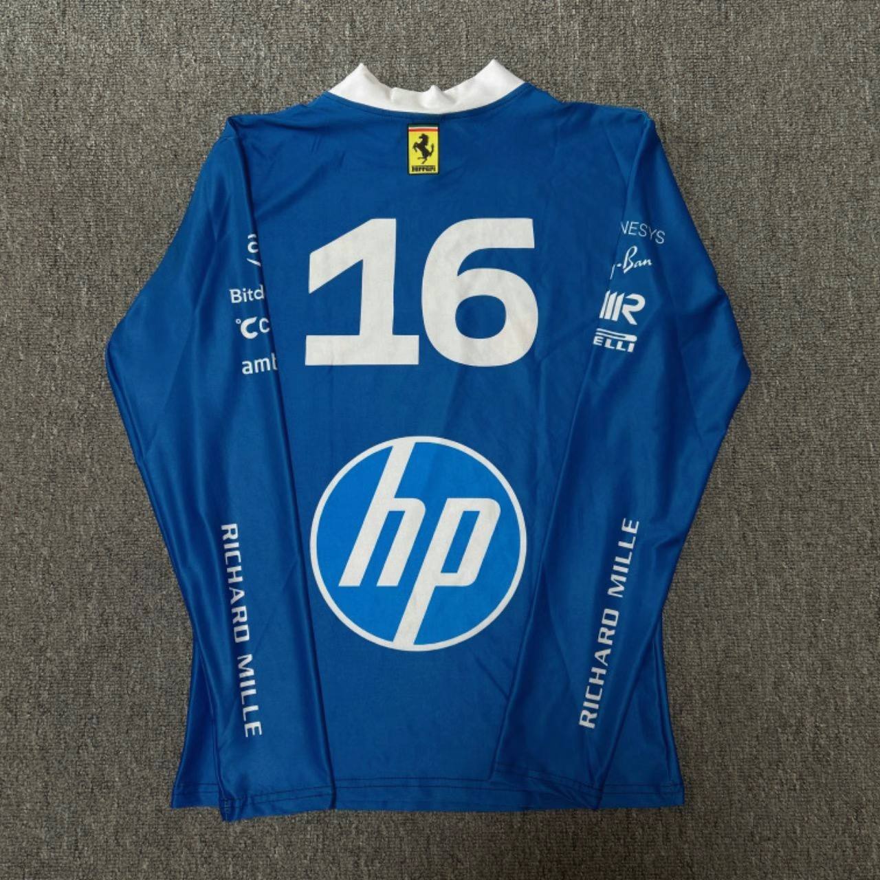 Лонгслів Ferrari blue F1