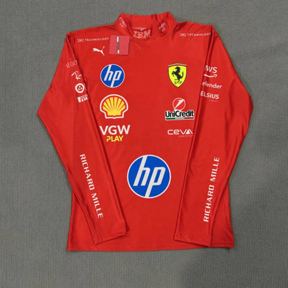 Лонгслів Ferrari red F1