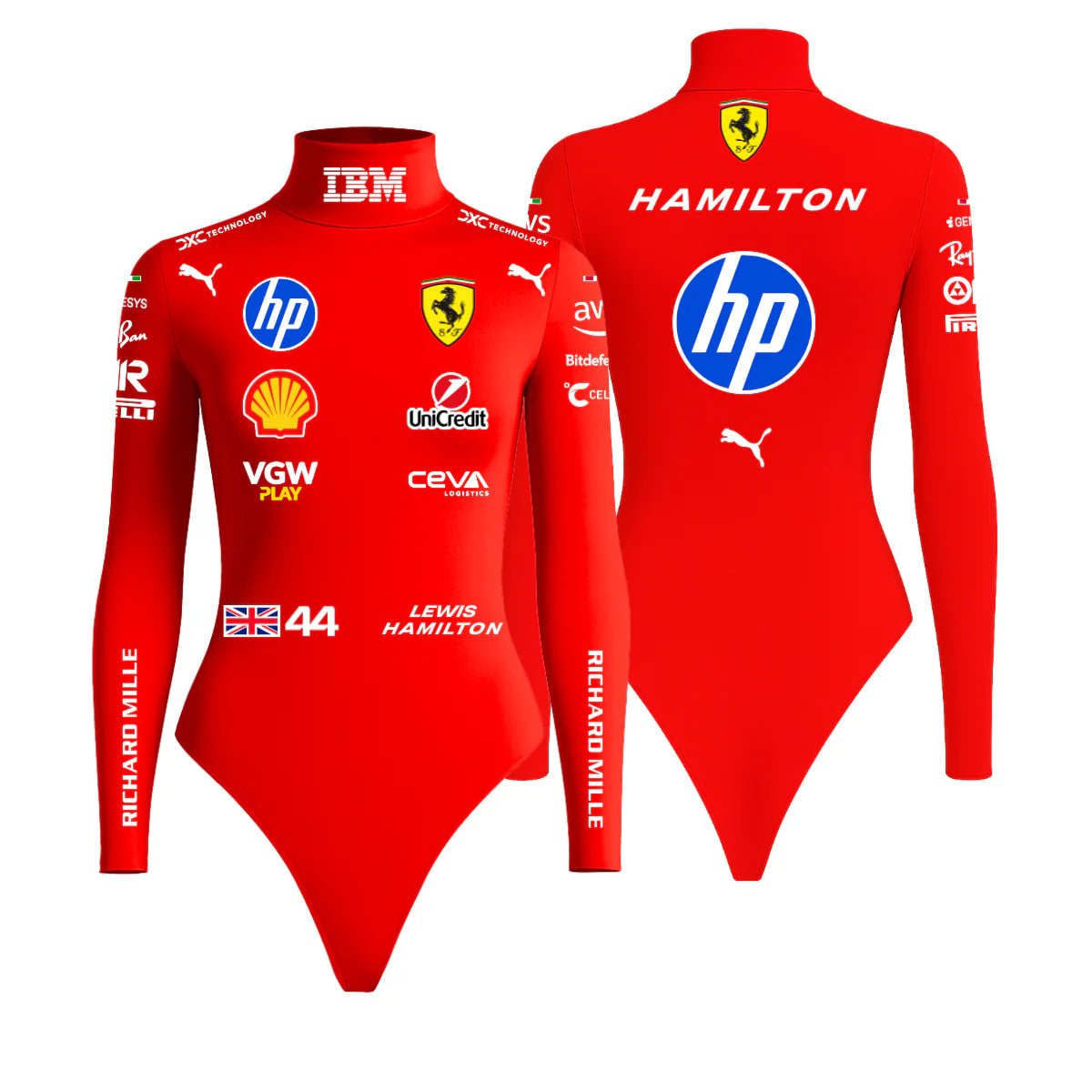 Боді Ferrari red "44" HAM