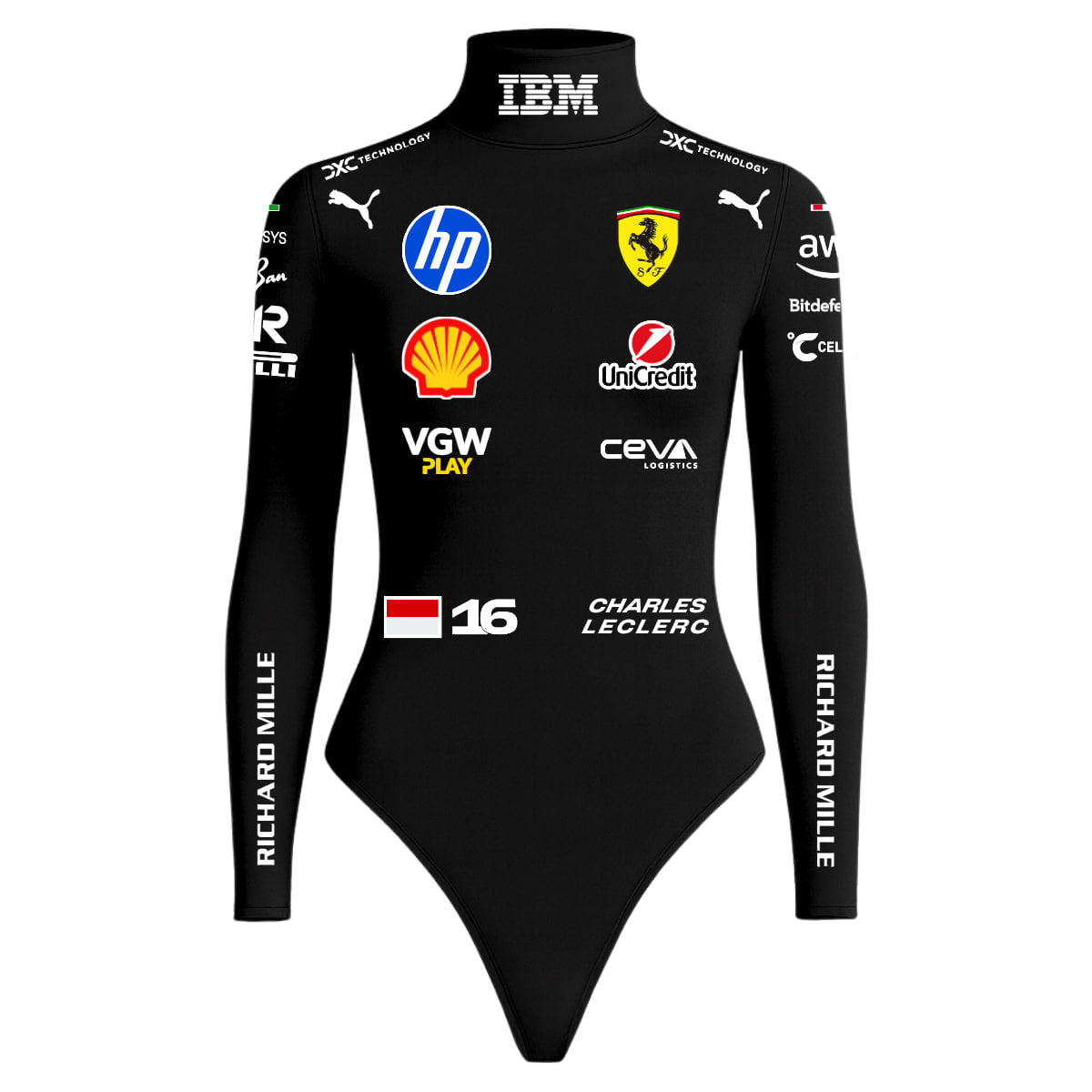 Боді Ferrari black "16" LEC