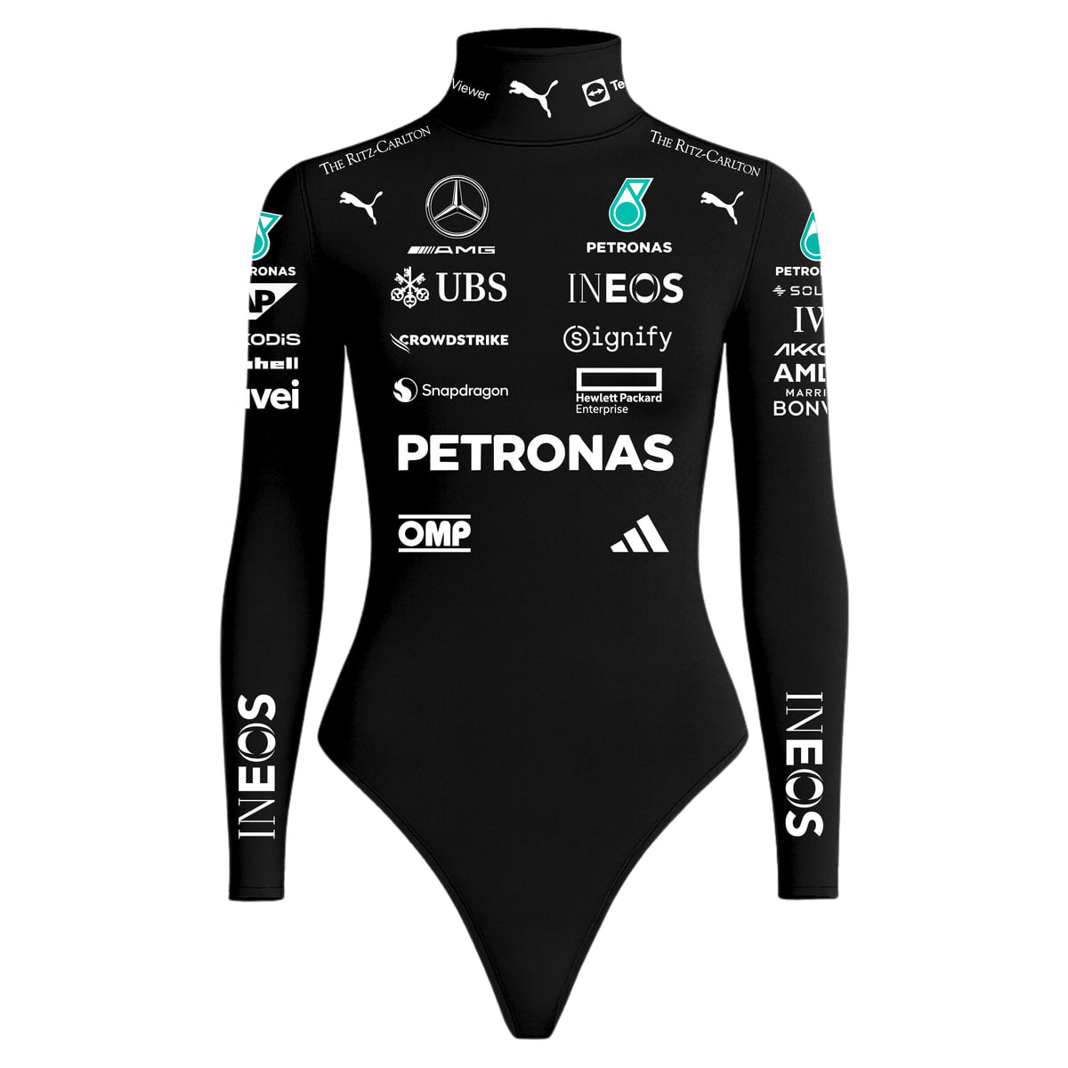 Боді Mercedes black "12" ANT