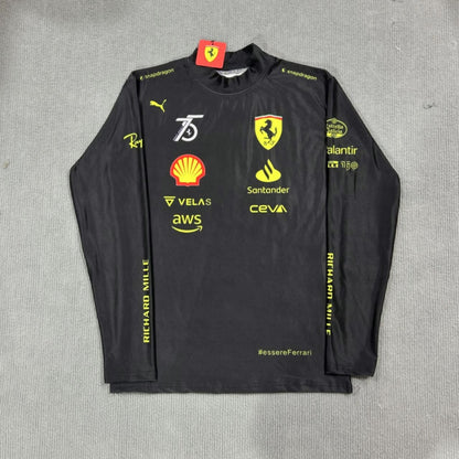 Лонгслів Ferrari black F1